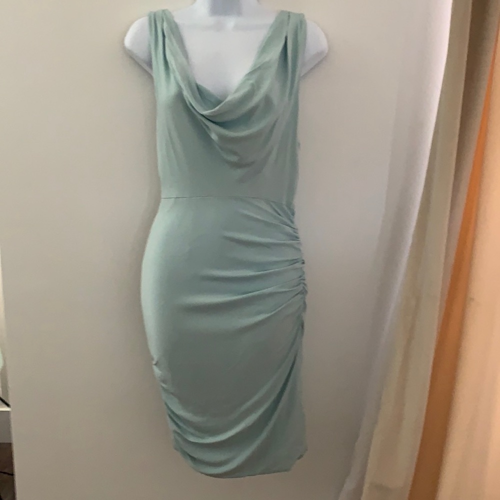 Alice & Olivia Lt blue dress 6 very good condition